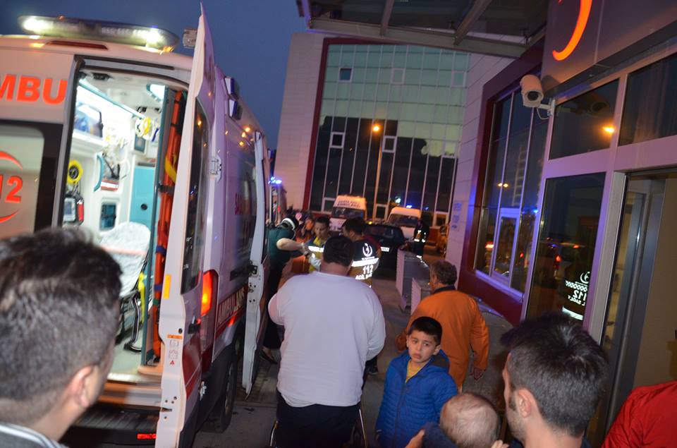 FATSA’DA TRAFİK KAZASI: 5 YARALI