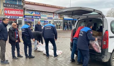 FATSA’DA 200 KİLO KAÇAK ET ELE GEÇİRİLDİ