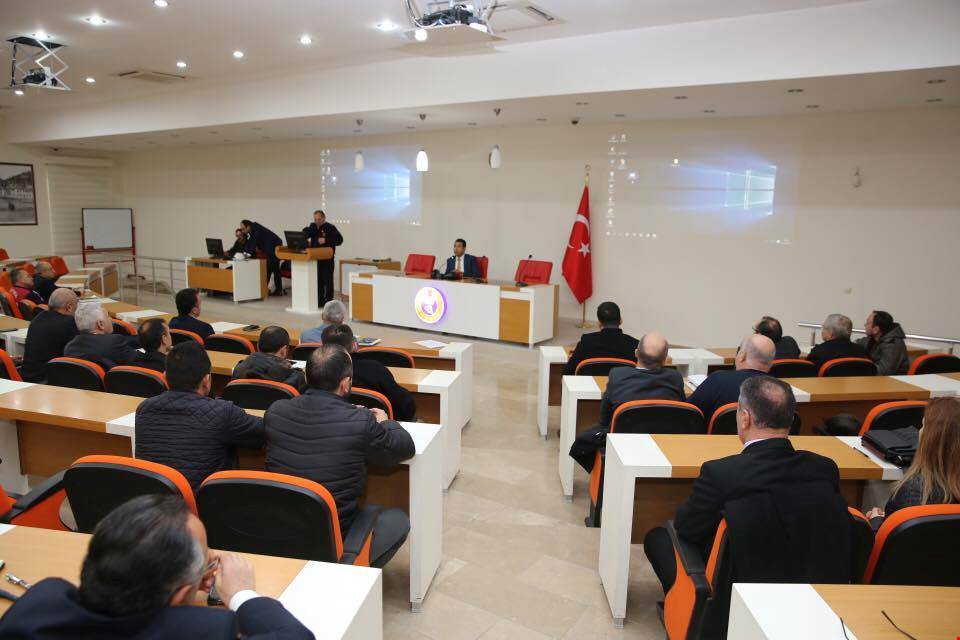 “OKUL SERVİS TAŞITLARININ ÖĞRENCİLERİ GÜVENLİĞİ” TOPLANTISI YAPILDI