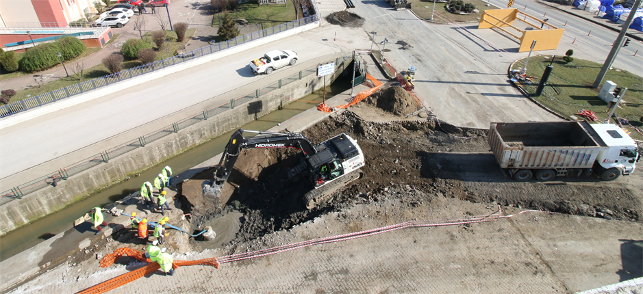 ORDU TARİHİNDE BİR İLK ALTYAPIDA İLK KEZ DEV “BAKS”LAR KULLANILMAYA BAŞLANDI
