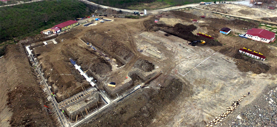 YENİ YERLEŞKEDE ÇALIŞMALAR ARALIKSIZ SÜRÜYOR