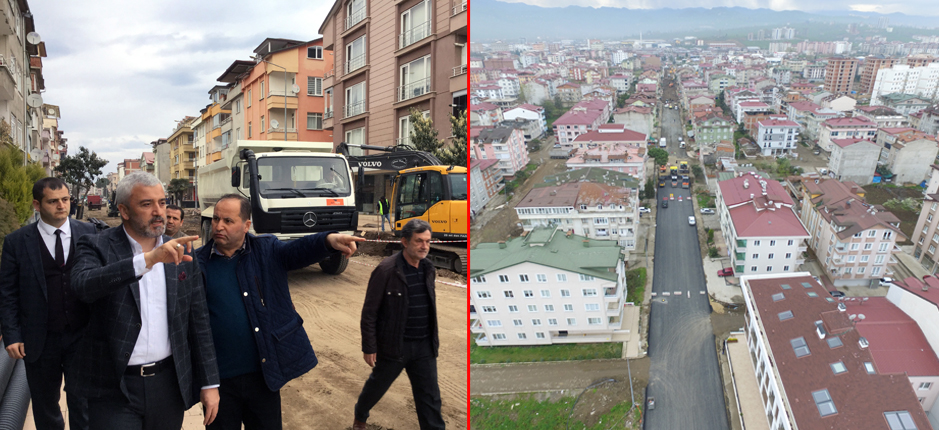 BAŞKAN YILMAZ SOYA CADDESİ’NDEKİ ÇALIŞMALARI İNCELEDİ