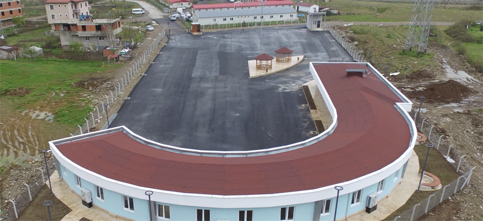 KAMYON GARAJI TAMAMLANDI