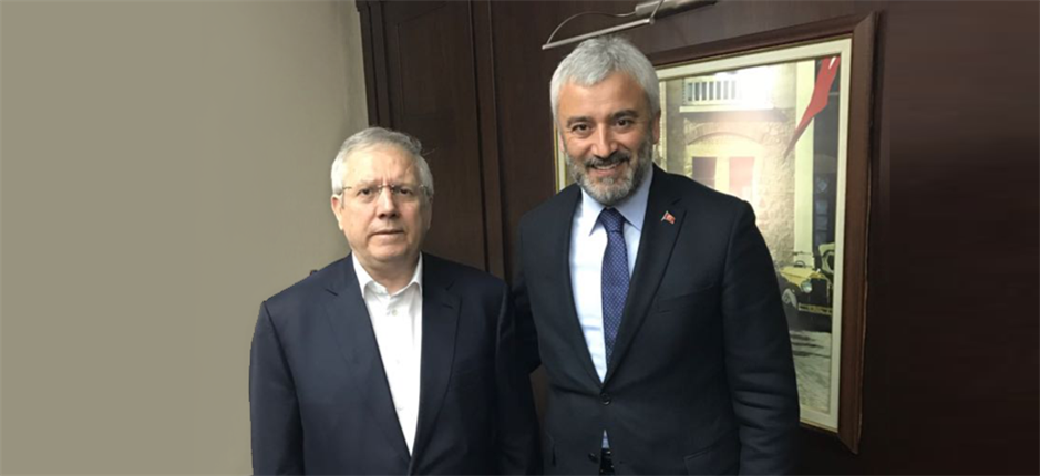 BAŞKAN YILMAZ, AZİZ YILDIRIM İLE GÖRÜŞTÜ