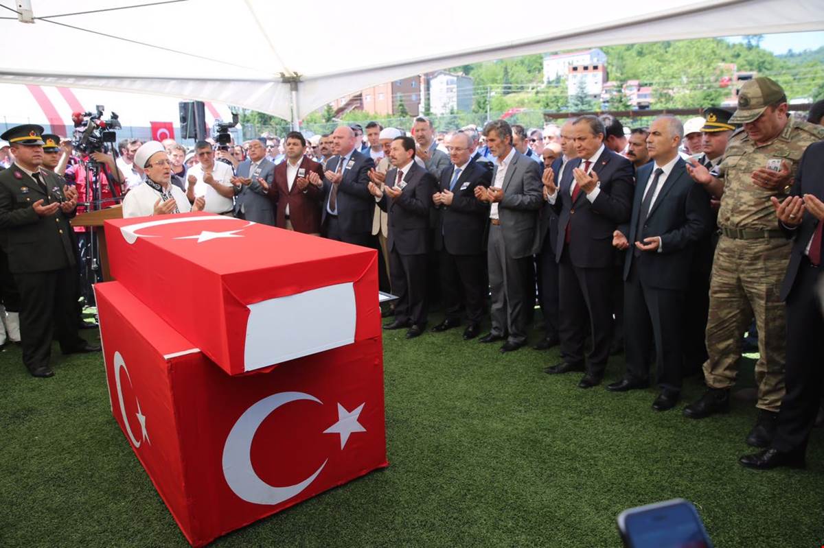 Şehit Uzm.Çvş.Sabri Erteler Son Yolculuğuna Uğurlandı