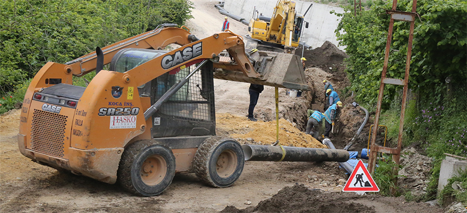ÜNYE’DE İÇME SUYU HATLARI YENİLENİYOR