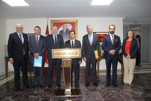 AB Heyeti Giresun’da Hibe Desteği Verilen İşletmeleri İnceledi