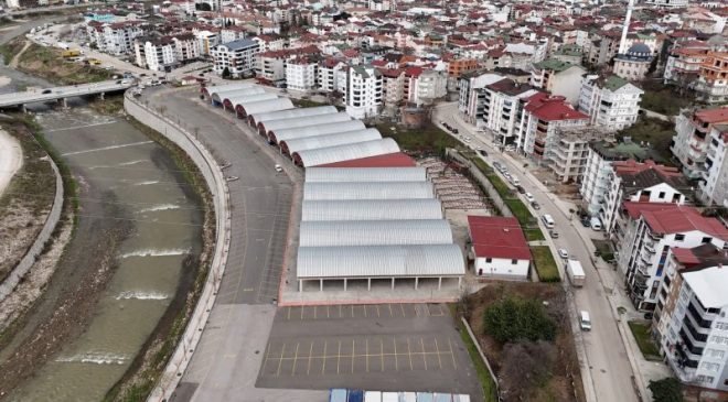 KARADENİZ’İN EN BÜYÜK PAZARINA EK ALAN YAPILIYOR